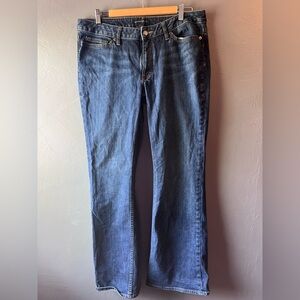 Banana Republic Boot Cut Dark Wash Jeans 14
